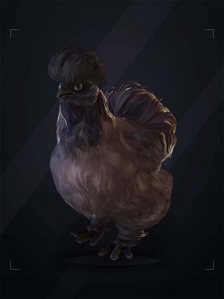 CS2 pet chicken: silkie, Purple