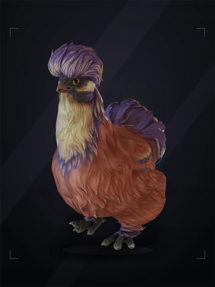 CS2 pet chicken: silkie, Red Beetle