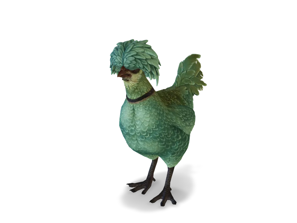 CS2 pet chicken: polish, Green
