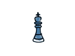 Chess King (Monarch Blue)