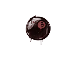8-Ball (Brick Red)