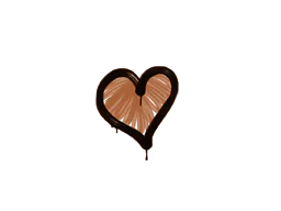 Heart (Tiger Orange)