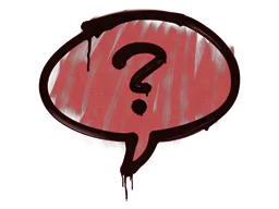 Question Mark (Blood Red)