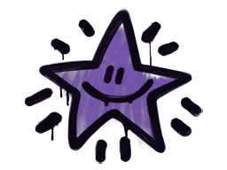 Shining Star (Monster Purple)