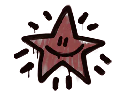 Shining Star (Brick Red)