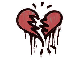 Broken Heart (Blood Red)