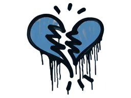Broken Heart (Monarch Blue)