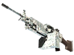 M249 | Blizzard Marbleized — skin do CS2