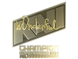 w0nderful (Gold, Champion) | Copenhagen 2024