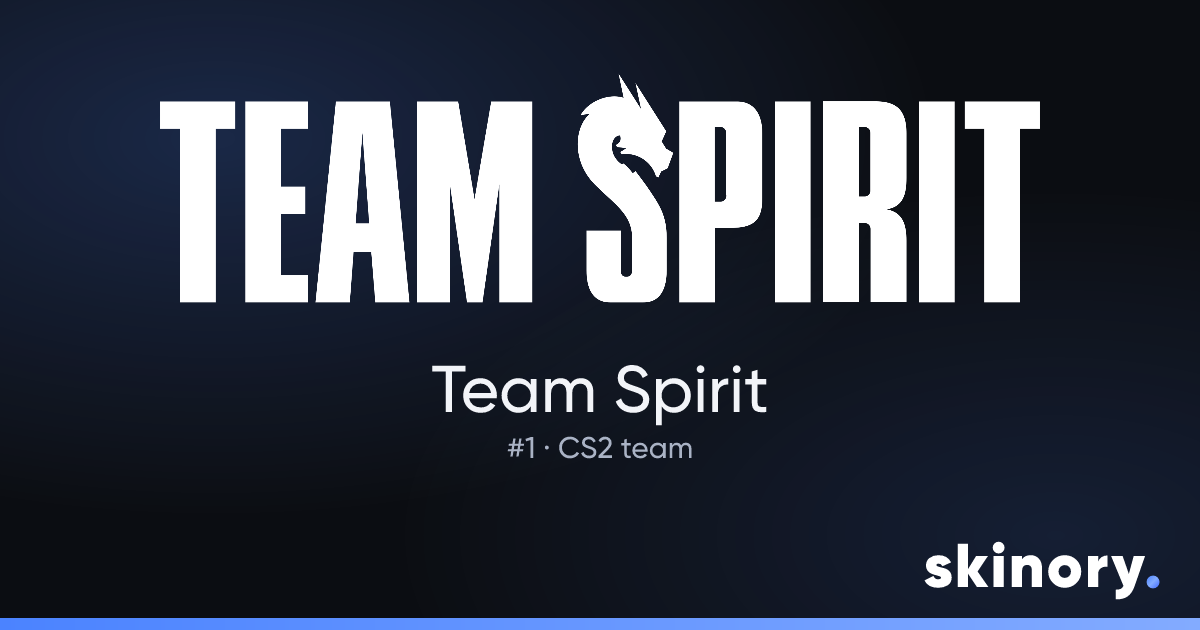 Team Spirit — CS2 team: roster and stickers — Skinory