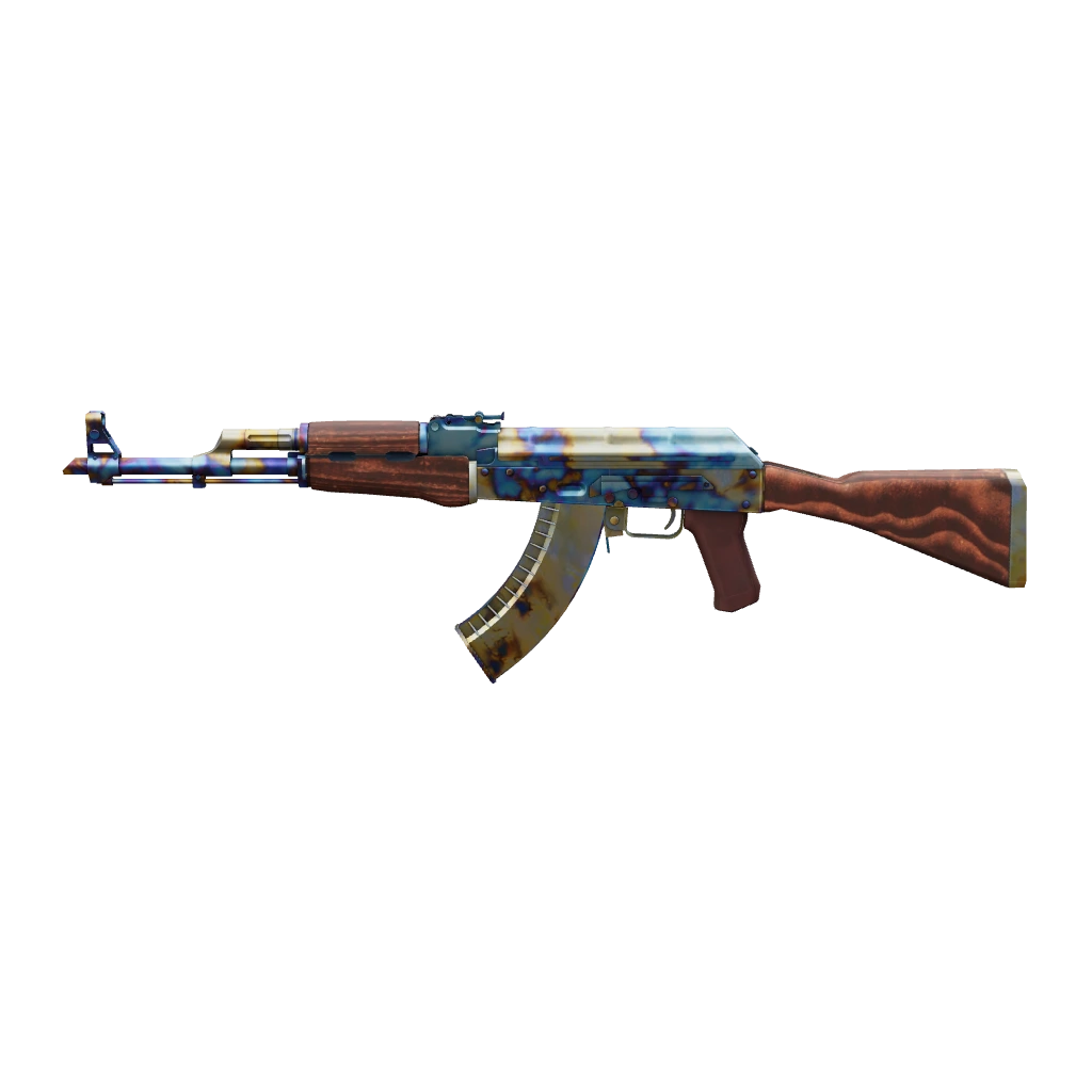 AK-47 | Case Hardened، پترن #375 (نو از کارخانه) — CS2