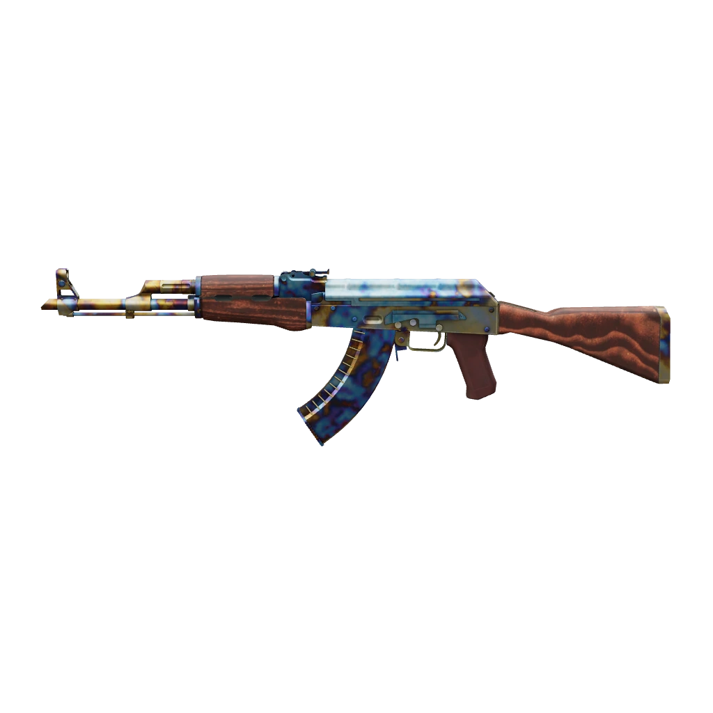 AK-47 | Case Hardened، پترن #555 (نو از کارخانه) — CS2