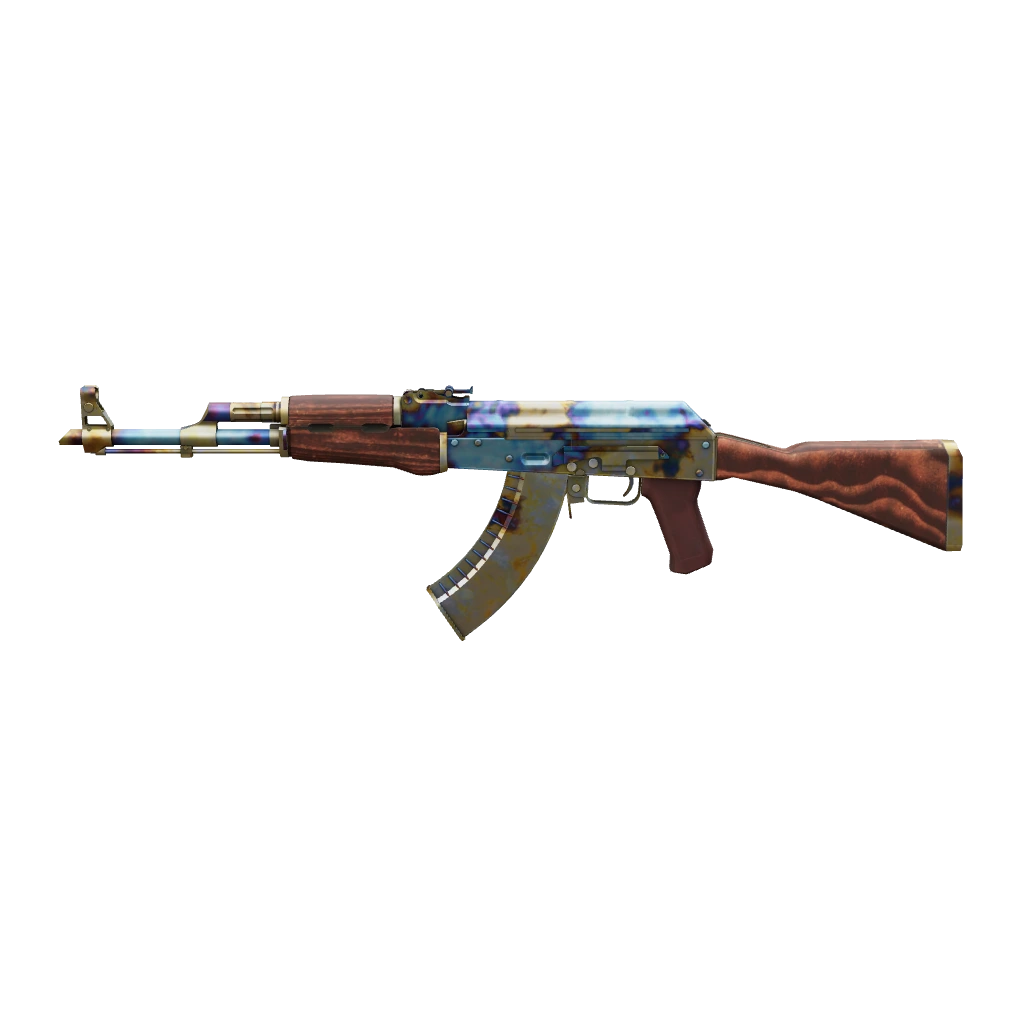 AK-47 | Case Hardened mønster #74 (Factory New) — CS2
