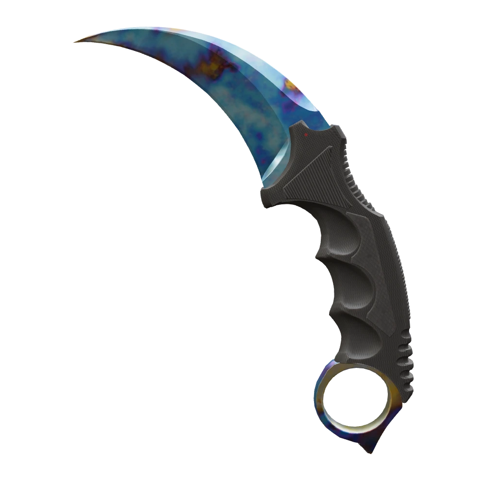 ★ Karambit | Case Hardened mønster #377 (Factory New) — CS2