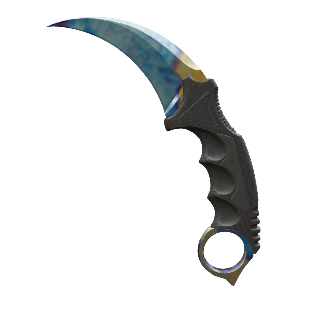 ★ Karambit | Case Hardened mønster #698 (Factory New) — CS2